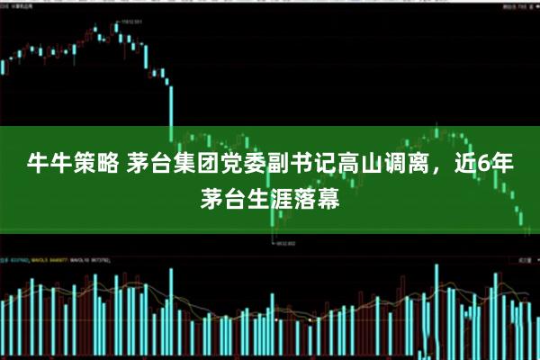 牛牛策略 茅台集团党委副书记高山调离，近6年茅台生涯落幕